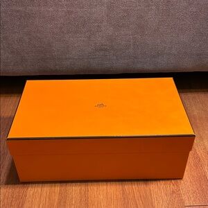 Hermès Orange Shoe Box